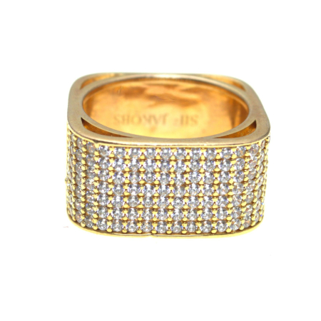 Inele argint - Inel danez Sif Jakobs din argint aurit 18K A Vintage Collection