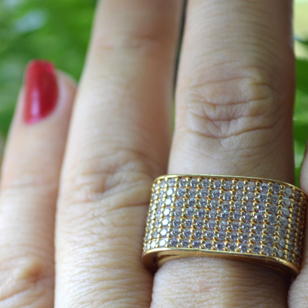 Inel danez Sif Jakobs din argint aurit 18K A Vintage Collection [3]