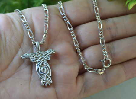Lant argint cu pandant argint Celtic Hound [1]