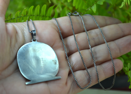 Lant argint cu pandantiv argint, model egiptean [2]