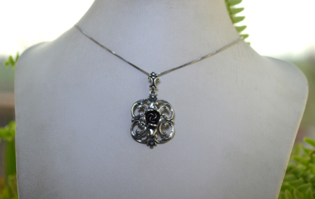 Lant argint trandafir Hildesheimer, semnat Teka A Vintage Collection [3]