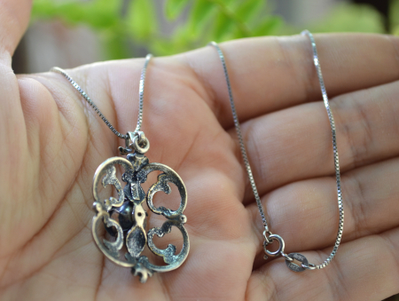 Lant argint trandafir Hildesheimer, semnat Teka A Vintage Collection [2]