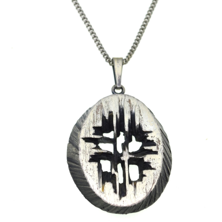 Bijuterii Semnate - Lant argint vintage cu cruce finlandeza, Sten & Laine A Vintage Collection