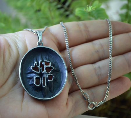 Lant argint vintage cu cruce finlandeza, Sten & Laine A Vintage Collection [2]