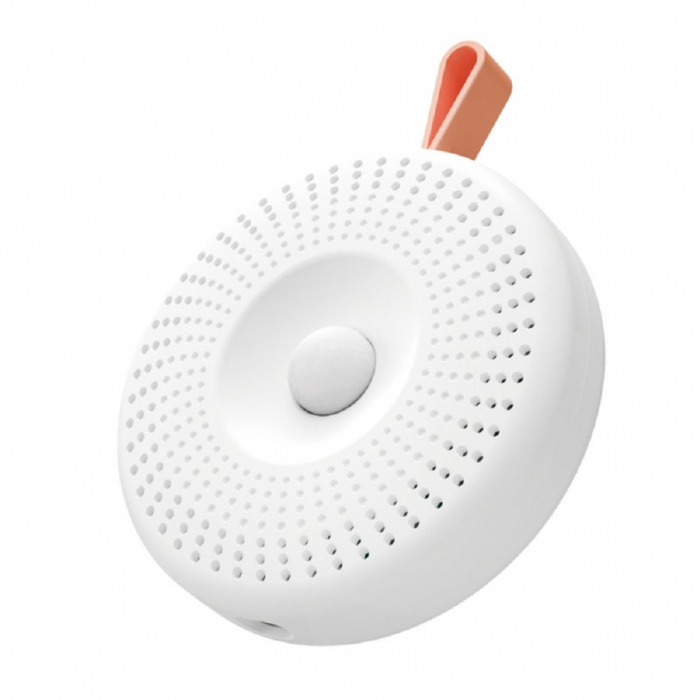 Aparat eliminare mirosuri pentru litiere pisici AxaCube®, dezodorizant, dispozitiv purificare aer si ozonificare, senzor de miscare, silentios, fara fir, reincarcabil usb, acumulator 2600 mAh, alb [1]