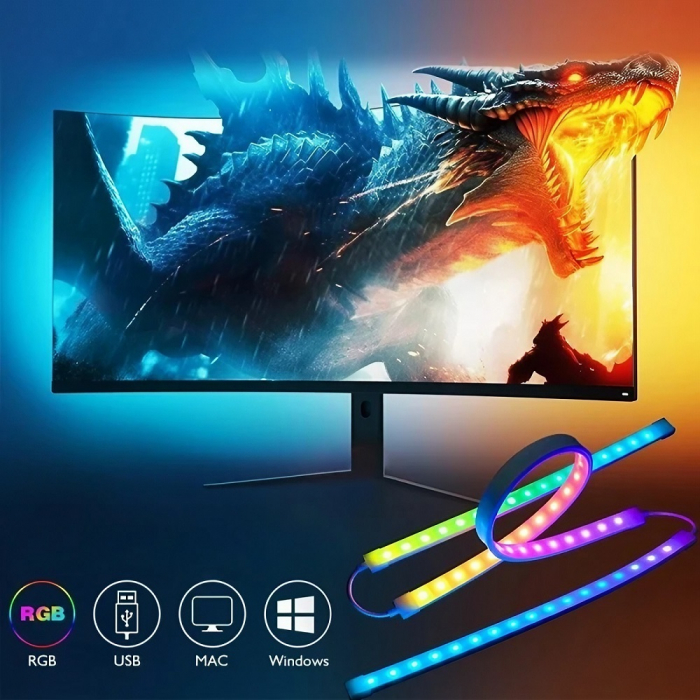 Kit banda led monitor calculator [9]