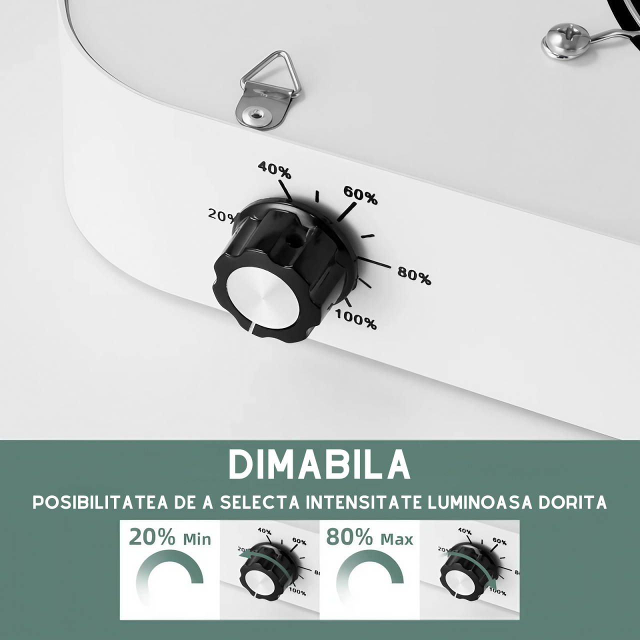 Lampa led AxaCube pentru cresterea plantelor, spectru complet, 588 LED-uri, 100W, dimabila, ventilator racire incorporat, alimentare 100 - 277 V, 31 x 21 x 5 cm [8]