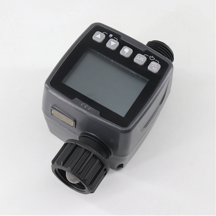 Sistem de irigare automat AxaCube pentru gradina, set cu 20 de atomizoare, senzor de ploaie, display LCD, IPX5, fixare la robinet [7]