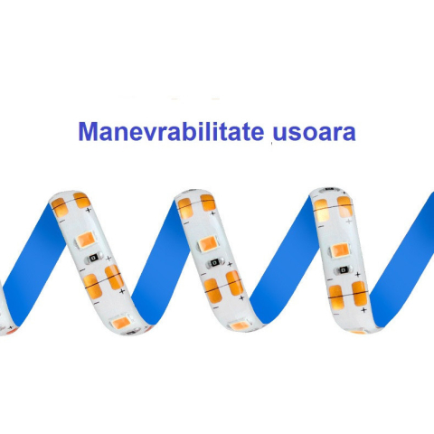 Banda led pentru cresterea plantelor, lumina roz-violet, rezistenta la apa, conectare usb, fixare prin lipire, 3 metri, 180 leduri [6]