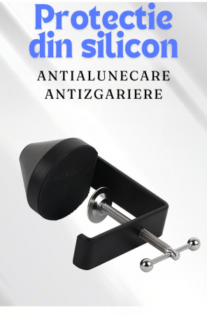 Brat pentru microfon AxaCube®, suport reglabil, rotatie 360°, greutate suportata 1.5 kg, negru [5]