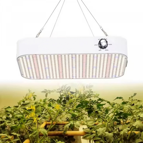 Ingrijire plante - Lampa led AxaCube pentru cresterea plantelor, spectru complet, 588 LED-uri, 100W, dimabila, ventilator racire incorporat, alimentare 100 - 277 V, 31 x 21 x 5 cm