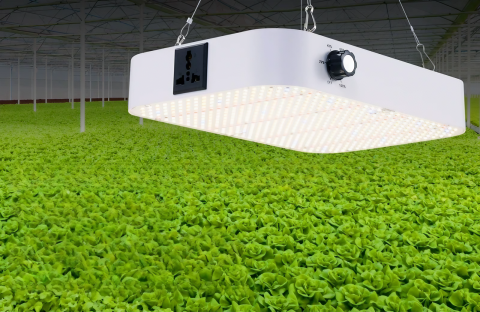 Lampa led AxaCube pentru cresterea plantelor, spectru complet, 588 LED-uri, 100W, dimabila, ventilator racire incorporat, alimentare 100 - 277 V, 31 x 21 x 5 cm [1]