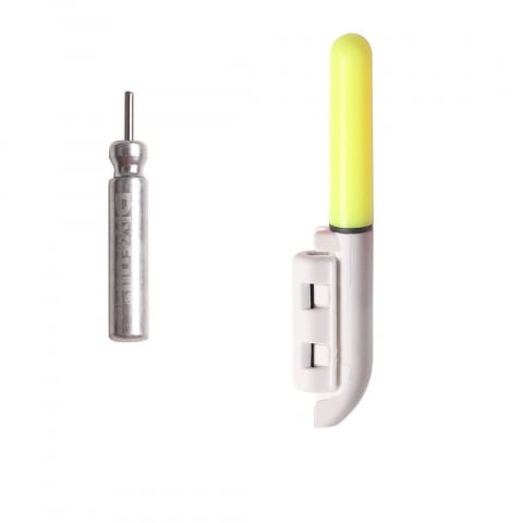 Camping - Semnalizator luminos  pentru varf lanseta si feeder, lumina verde, baterie CR425 inclusa