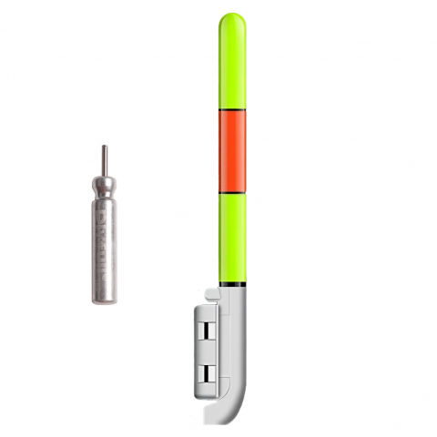 Camping - Semnalizator luminos pentru varf lanseta si feeder, lumina verde si rosie, baterie CR425 inclusa