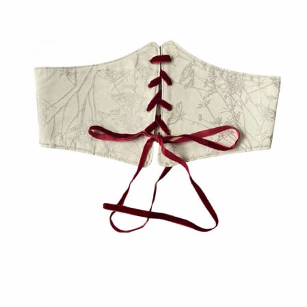 Serii limitate - Corset Unic din Bumbac cu Flori de Camp