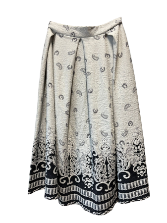 Fuste - Fusta din jerse gri cu pliuri