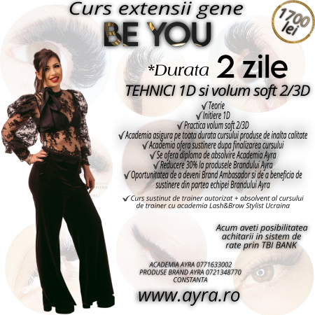 CURSURI - Curs BE YOU 1-3D