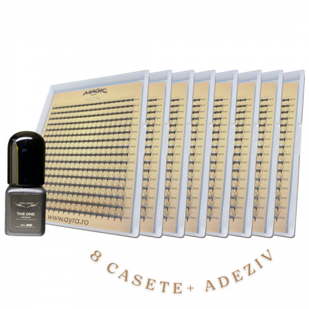 Oferte - SET GENE 4D PREMADE 8 CASETE + 1 ADEZIV