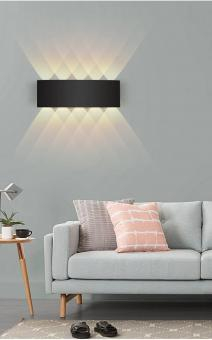 APLICA LED DE FATADA NEGRU 10W [1]