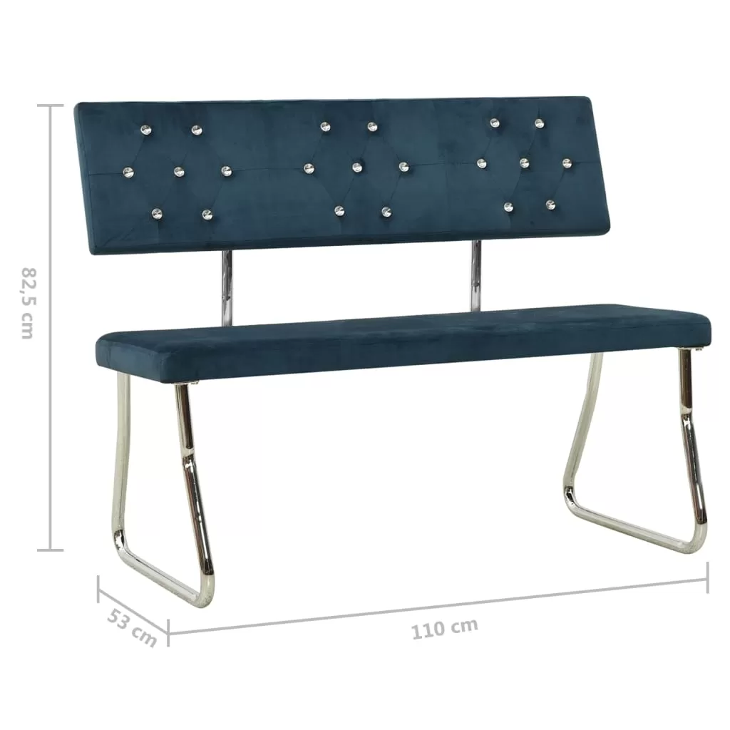 BANCA, ALBASTRU, 110 X 53 X 82.5 CM [6]