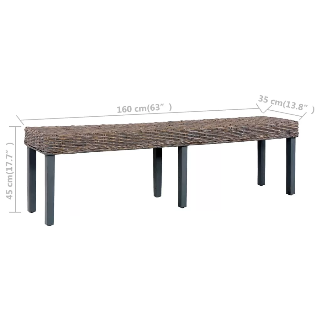 BANCA, GRI, 160 X 35 X 45 CM [6]
