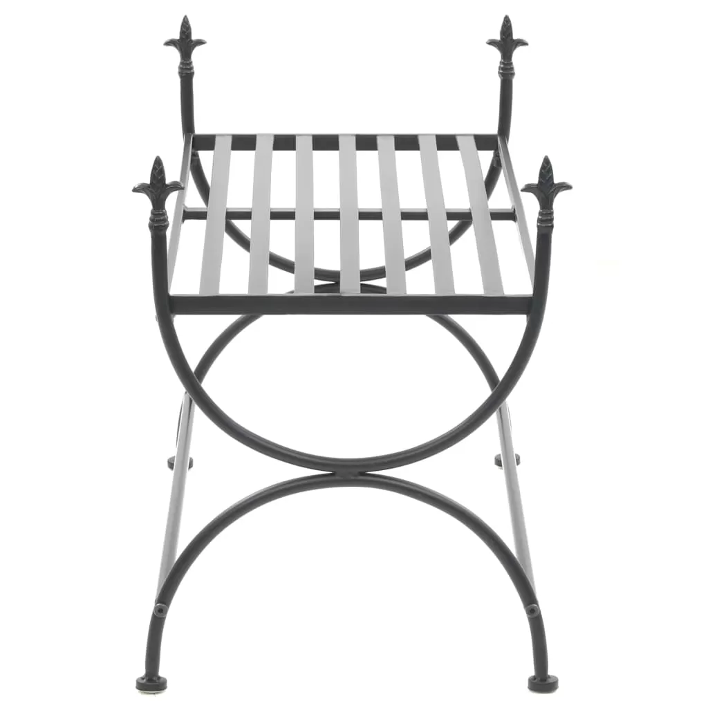 BANCA IN STIL VINTAGE, NEGRU [4]