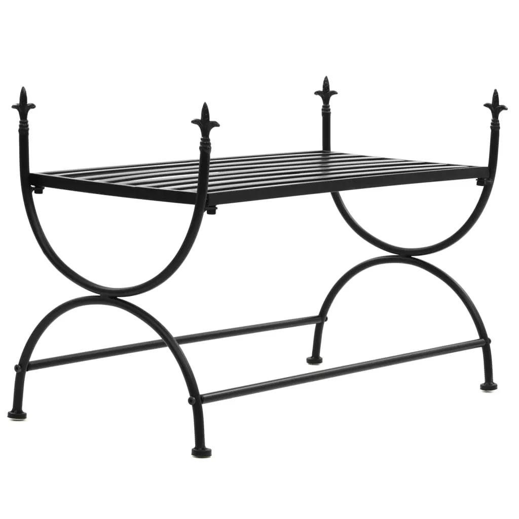BANCA IN STIL VINTAGE, NEGRU [1]