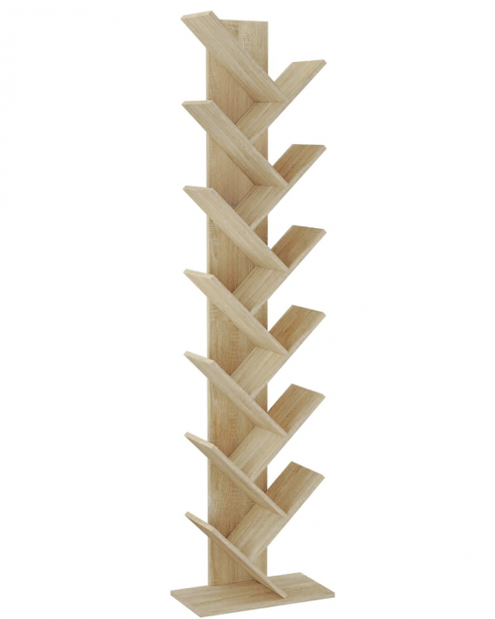 BIBLIOTECĂ stejar sonoma 222 cm [1]