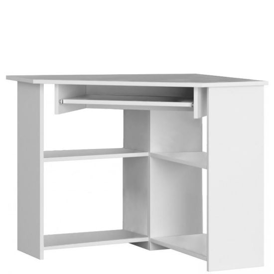 BIROU CALCULATOR PE COLT, PLACA LAMINATA, 5 RAFTURI, ALB, 80X80X74 CM, TED [1]