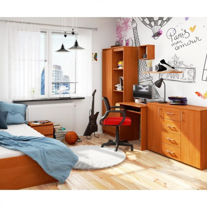 BIROU CALCULATOR, PLACA LAMINATA, RAFT TASTATURA, ARIN, 68X51X74 CM, OLY [2]