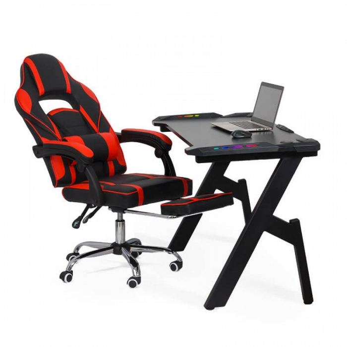 BIROU GAMING CU ILUMINARE LED OFF 300 NEGRU [3]