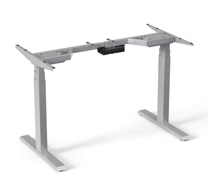 CADRU PENTRU BIROU REGLABIL 62-128 CM, CU 2 MOTOARE, DIGITAL TOUCH CONTROLLER, CULOARE GRI [2]