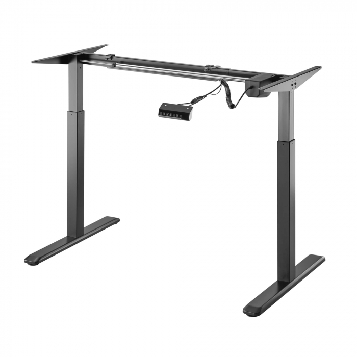 CADRU PENTRU BIROU REGLABIL 73-123 CM, UN MOTOR, CONTROLLER CU MEMORIE, CULOARE NEGRU [5]