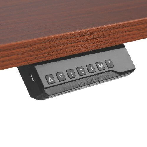 CADRU PENTRU BIROU REGLABIL 73-123 CM, UN MOTOR, CONTROLLER CU MEMORIE, CULOARE NEGRU [3]
