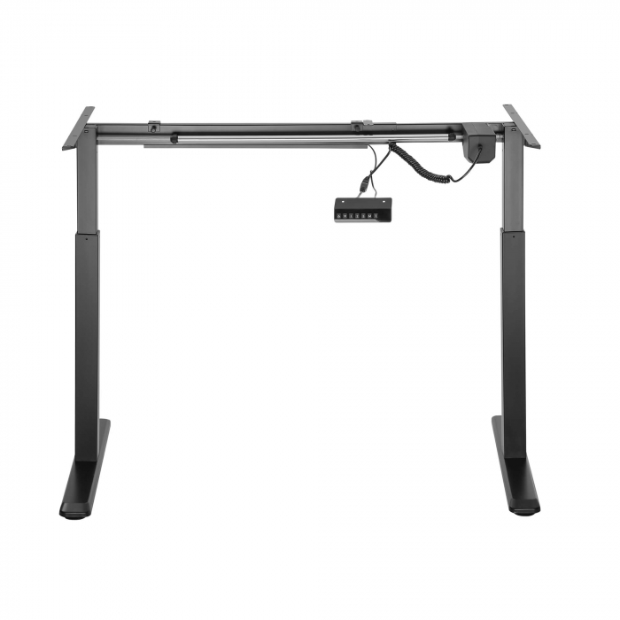 CADRU PENTRU BIROU REGLABIL 73-123 CM, UN MOTOR, CONTROLLER CU MEMORIE, CULOARE NEGRU [9]