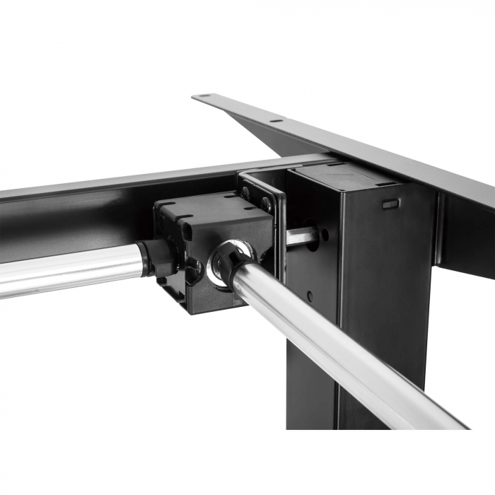 CADRU PENTRU BIROU REGLABIL MANUAL, 70-118 CM, CULOARE NEGRU [5]