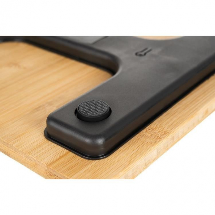 CANTAR DE BAIE, BAMBUS, 2XAAA, MAX 180 KG, 28X28X3 CM, ISOTRADE [4]
