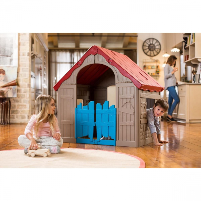 CASUTA DE JOACA , ROSU/BEJ/ALBASTRU, 101X89X110 CM, KETER WONDERFOLD [7]