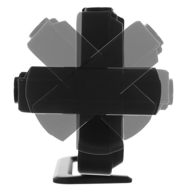 CEAS DESTEPTATOR, MULTIFUNCTIONAL, 4 IN 1, CU LED, OGLINDA, NEGRU, 18.5X4X7.5 CM, IZOXIS [4]