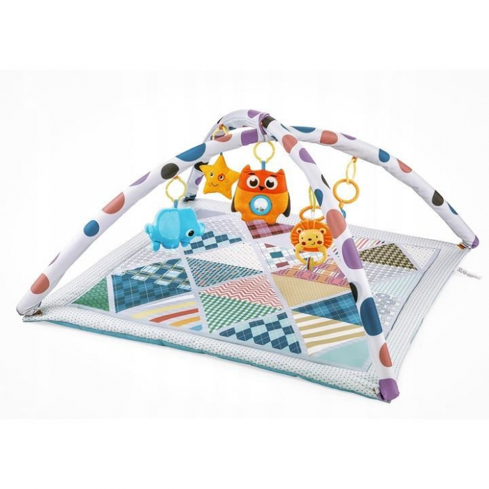 CENTRU DE ACTIVITATI, SALTEA DE JOACA PENTRU COPII, INTERACTIVA, 3 IN 1, CU ACCESORII, 82X82X138 CM [6]