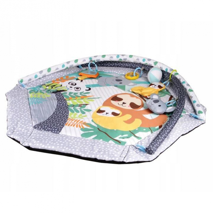 CENTRU DE ACTIVITATI, SALTEA DE JOACA PENTRU COPII, INTERACTIVA, 4 IN 1, CU ACCESORII, 95X95X50 CM [6]
