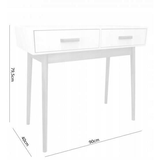 COMODA STIL SCANDINAV, 2 SERTARE, 90X40X79 CM [3]