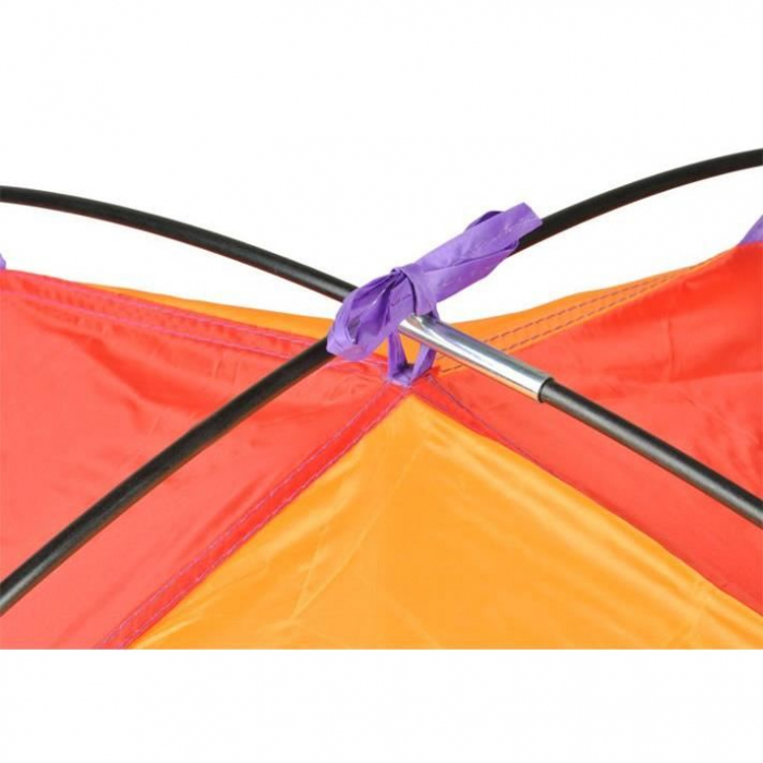 CORT DE JOACA PENTRU COPII, 3 IN 1, IGLOO SI CASUTA, CU TUNEL, 200 BILE, HUSA, 375X118X96 CM [5]