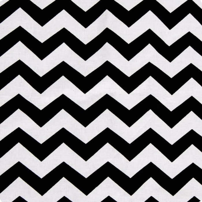 CORT DE JOACA PENTRU COPII, STIL INDIAN, ALB-NEGRU, ZIGZAG, 120X100X160 CM, SPRINGOS [3]