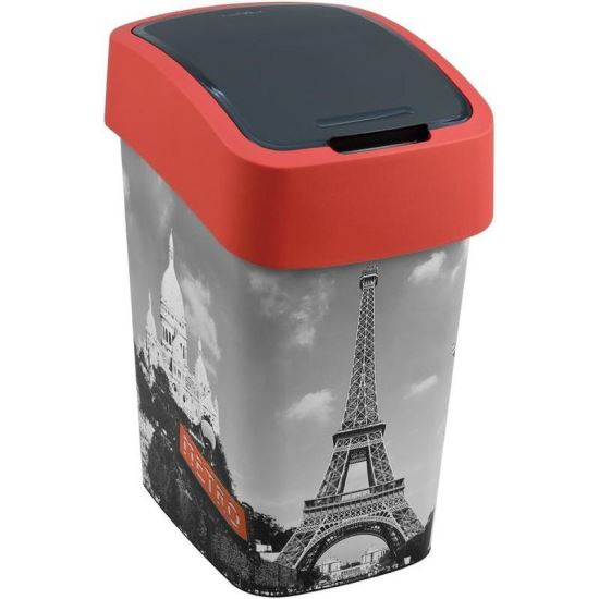 COS DE GUNOI CU CAPAC BATANT, PLASTIC, MODEL PARIS, 25 L, 34X26X47 CM, CURVER [1]