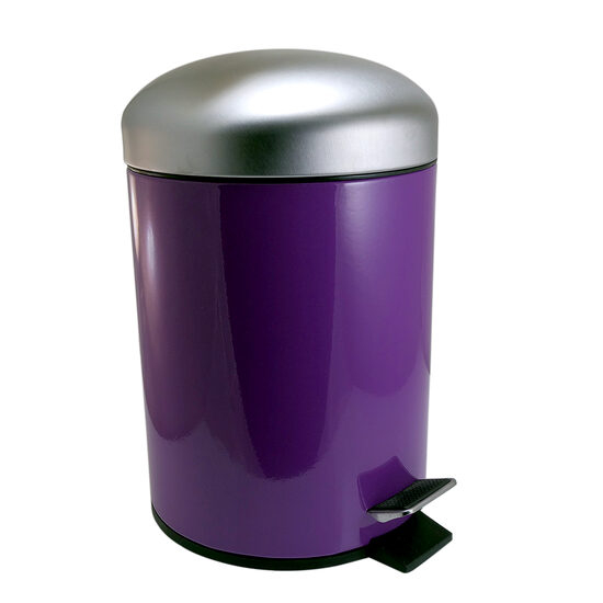 COS DE GUNOI CU PEDALA - CAPACITATE 5 LITRI - MOV [1]