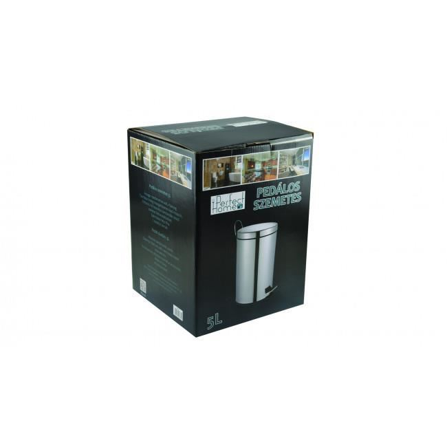 COS DE GUNOI CU PEDALA, INOX, 5 L, PERFECT HOME [4]