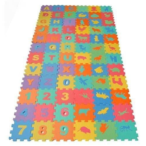 COVOR SPUMA TIP PUZZLE, PENTRU COPII, SPUMA EVA, 72 PIESE, 16X16 CM [6]