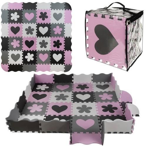 COVOR TIP PUZZLE, PENTRU COPII, SPUMA EVA, 16 PIESE, 30X30 CM, ISOTRADE [3]