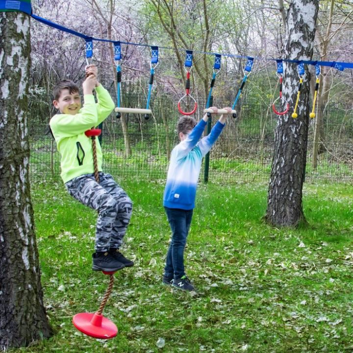 CURSA CU OBSTACOLE, PENTRU COPII, PORTABIL, SET 17 PIESE SI ACCESORII MONTANE, MOTION SPORT ACTIVITIES [11]